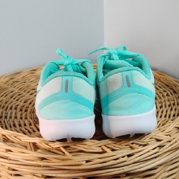 Nike Free Run Running Shoes Big Kid Youth Mint Green Sneakers Size 6 Y Athletic - Picture 8 of 13